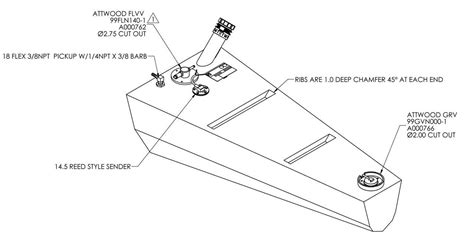 00188 | Florida Marine 300 Gallon Aluminum. . How to install a fuel tank on a pontoon boat